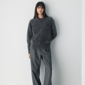 Aritzia brushed mohair sweater